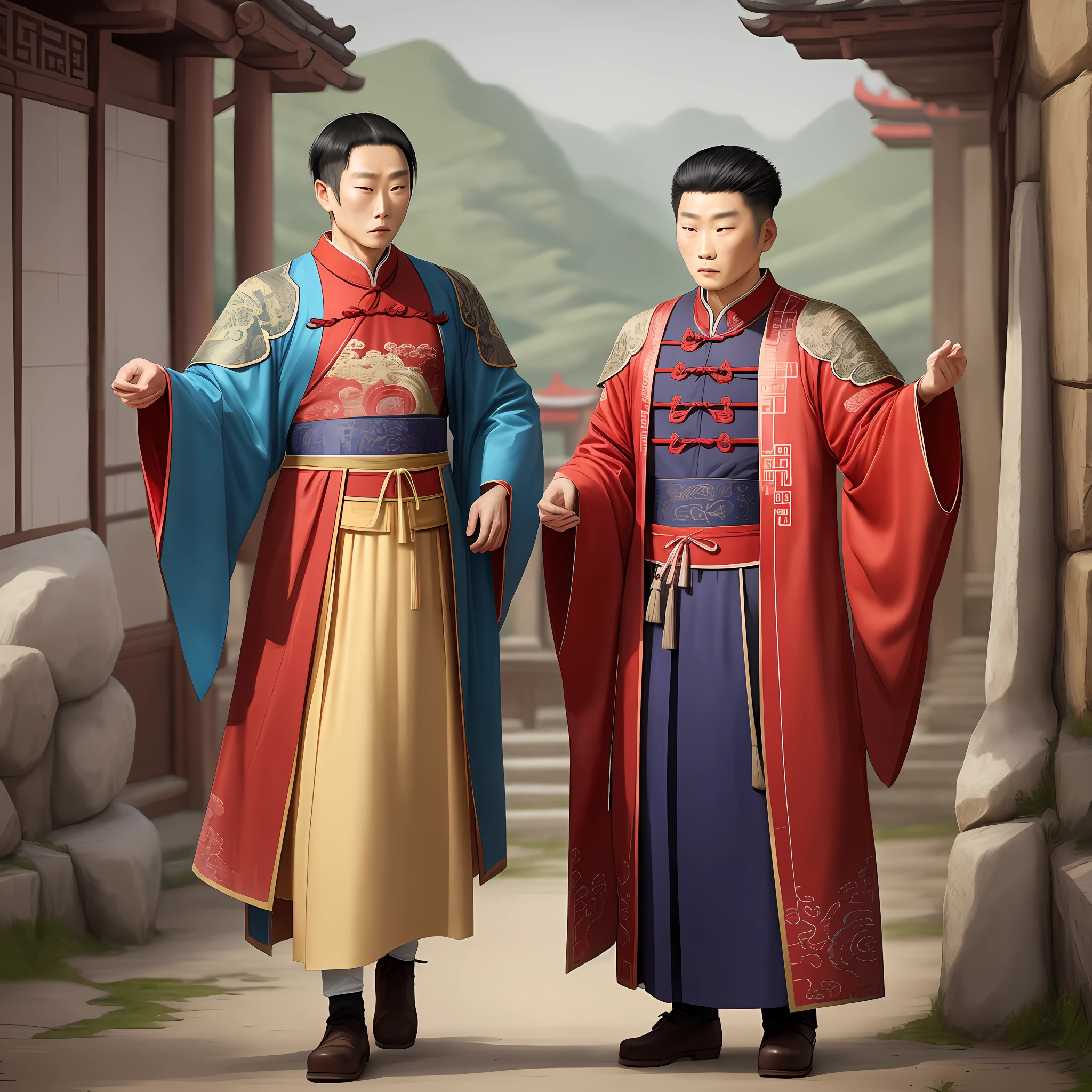 Ancient Chinese men's clothing