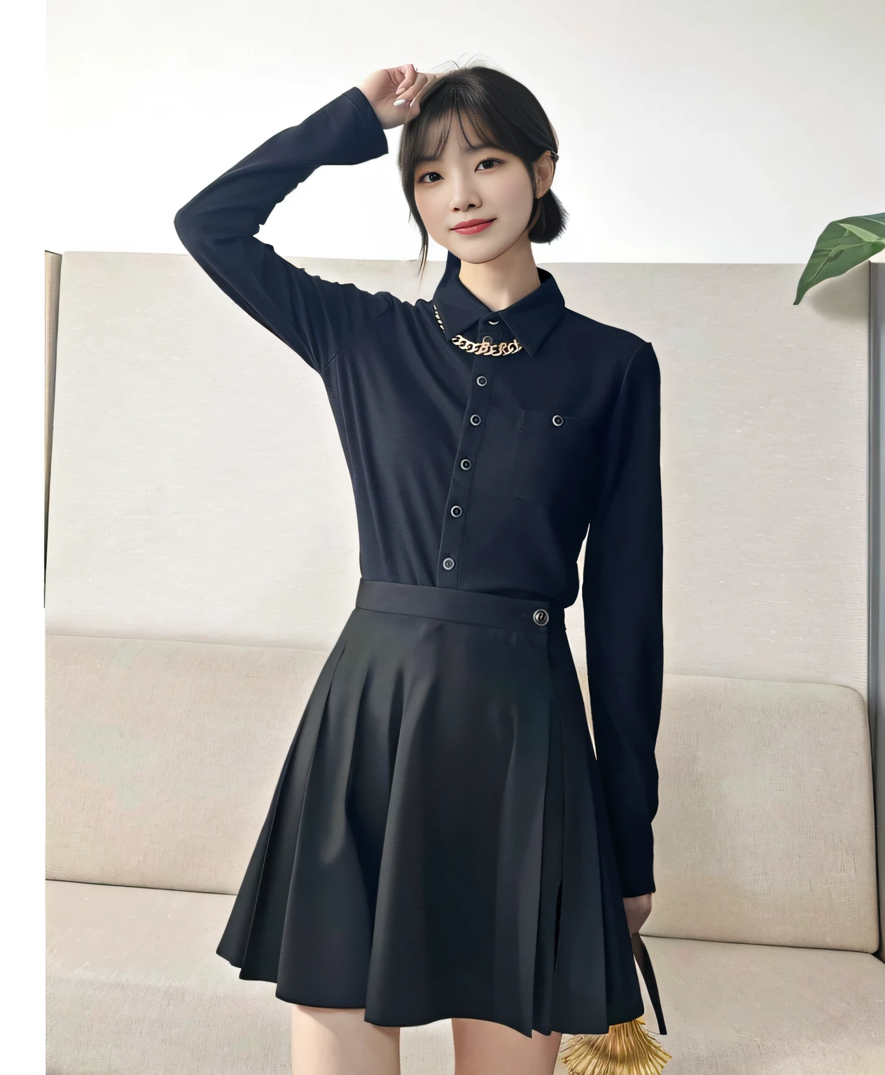tmasterpiece,1 35-year-old female,Best quality at best, 超A high resolution,Realistis:1.4),RAW photogr,cinmatic lighting,a asian beauty,ren,Super beautiful,Beautiful skins, slim,(hyper realisitc),(A high resolution),(8K),(The is very detailed),(Most Best Illustration),(eyes in beautiful detail),(ultra-detailliert),(the wallpaper),(详细的脸),finely detailled, pureerosfaceace_v1,ssmile,Staring straight ahead,short detailed hair,