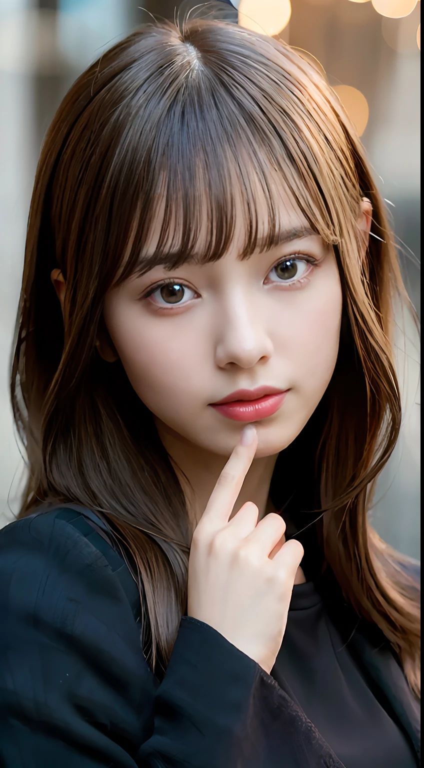 best quality, masterpiece, 1girl, Beautiful face, (photo realistic:1.3), rim lighting, (high detailed skin:1.2), 8k uhd, dslr, high quality, high resolution, 4k, 8k, Bokeh,  absurdres, best ratio four finger and one thumb, (realistic:1.3), cute 1girl, wearing black formal blazer, medium breasts, short skirt,