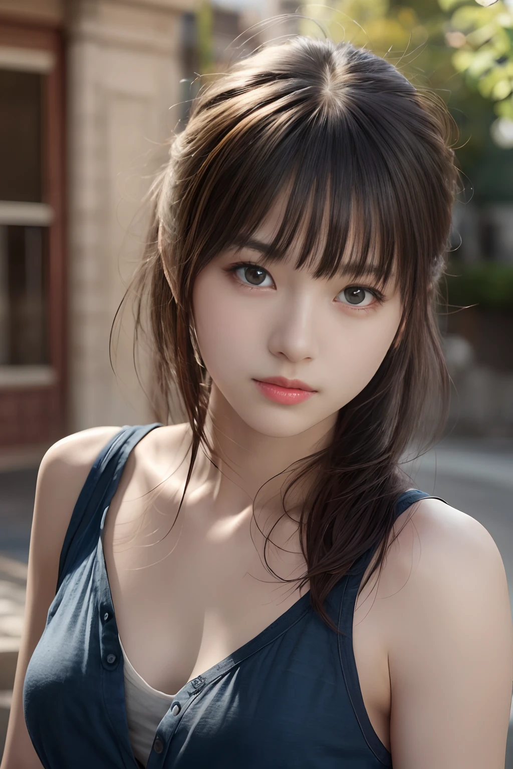 Best quality,masterpiece,ultra high res,(photorealistic:1.4),1girl,shoulder,charming,Looking at the camera,