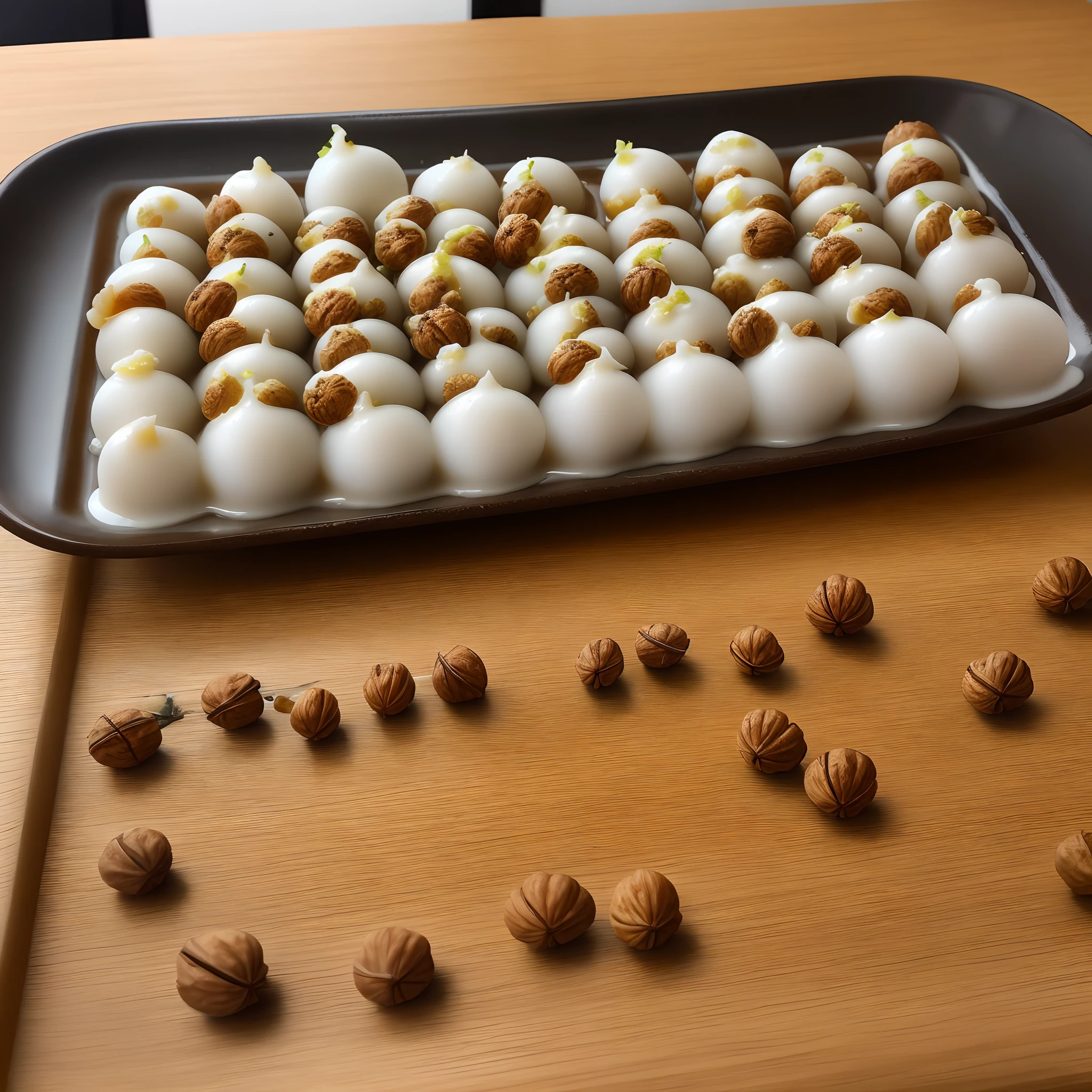 Genshin walnuts are injected with a milky white liquid