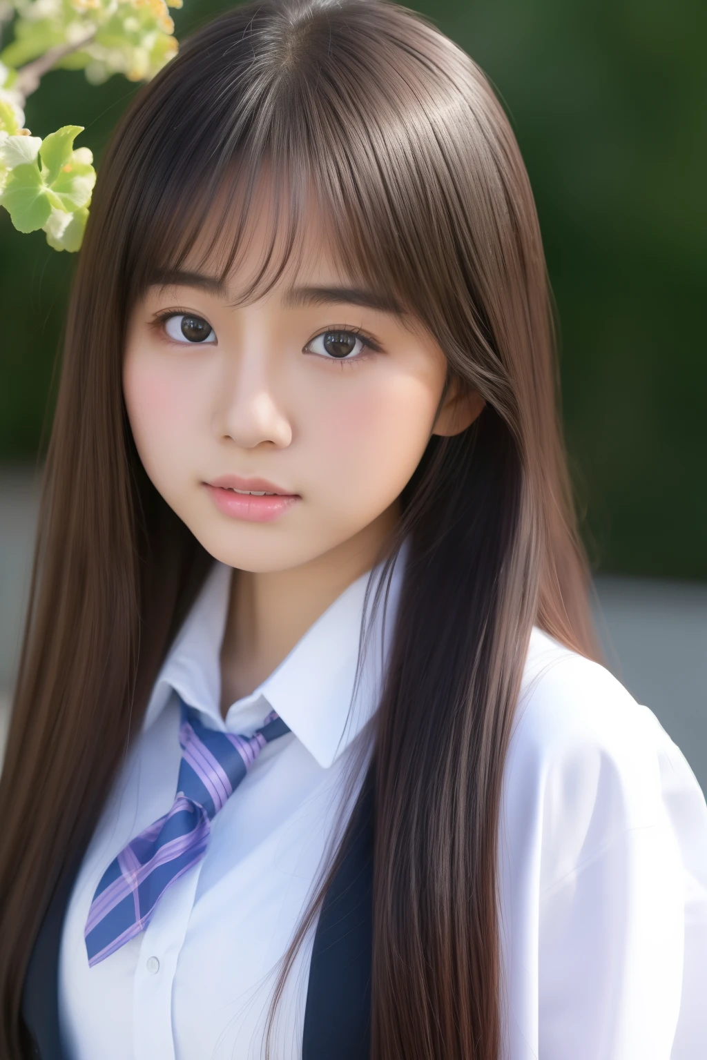 (Best Quality,8K,超A high resolution:1.2),(cute Japanese girls),(female high-school student、),Schoolgirl miracle、tenderness、