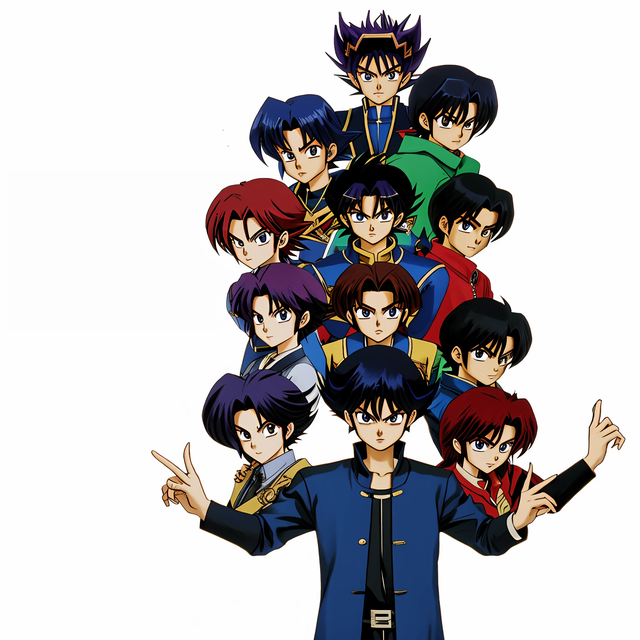 Yu-Gi-Oh,Ten generations of the city