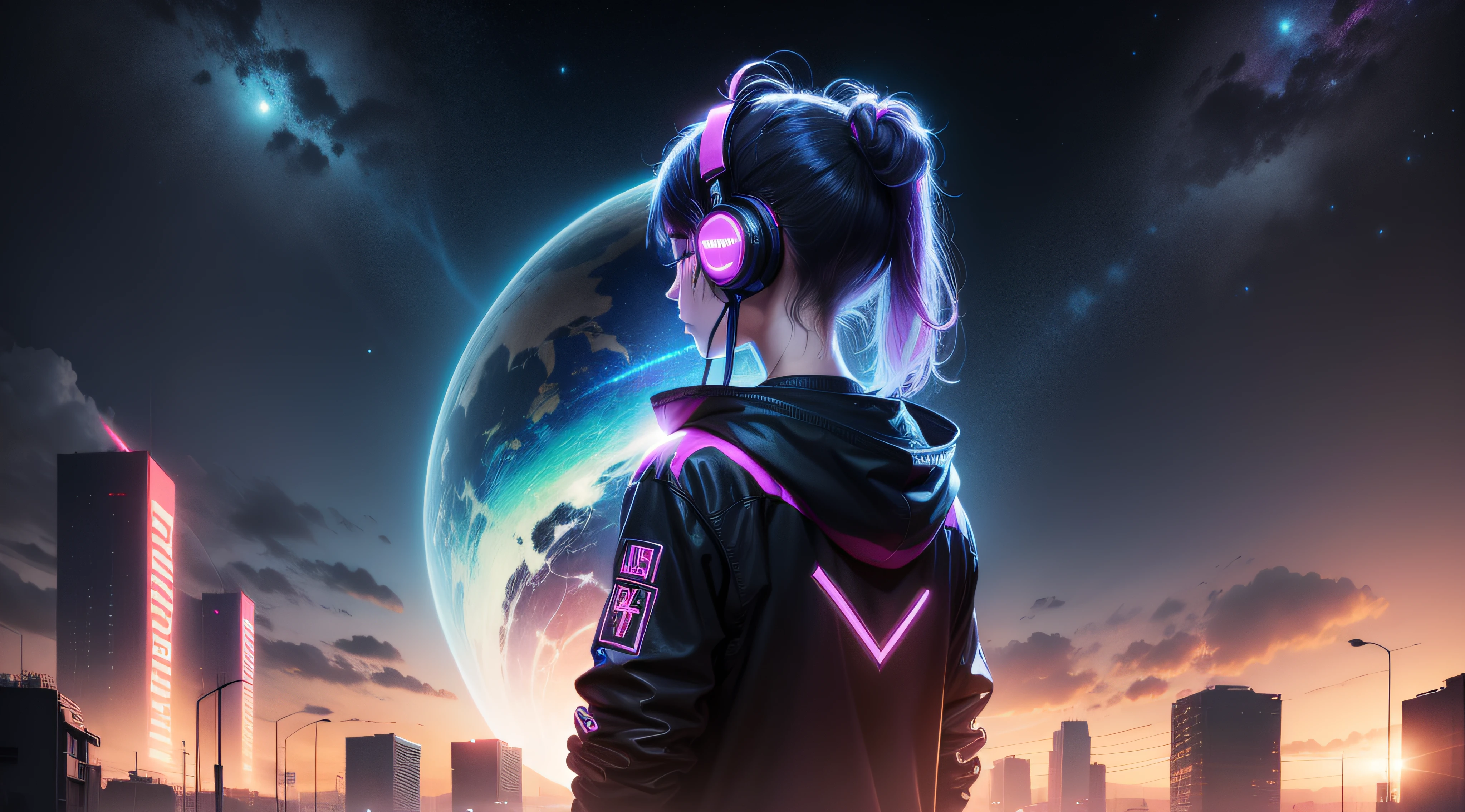 Music The End of the Universe EDM Neon