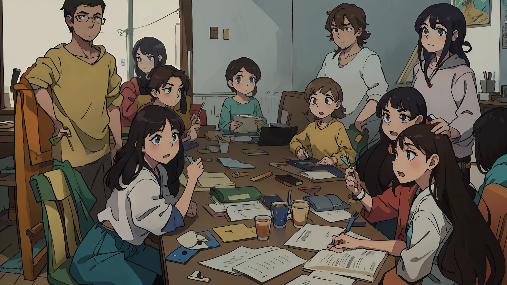 cartoon anime,