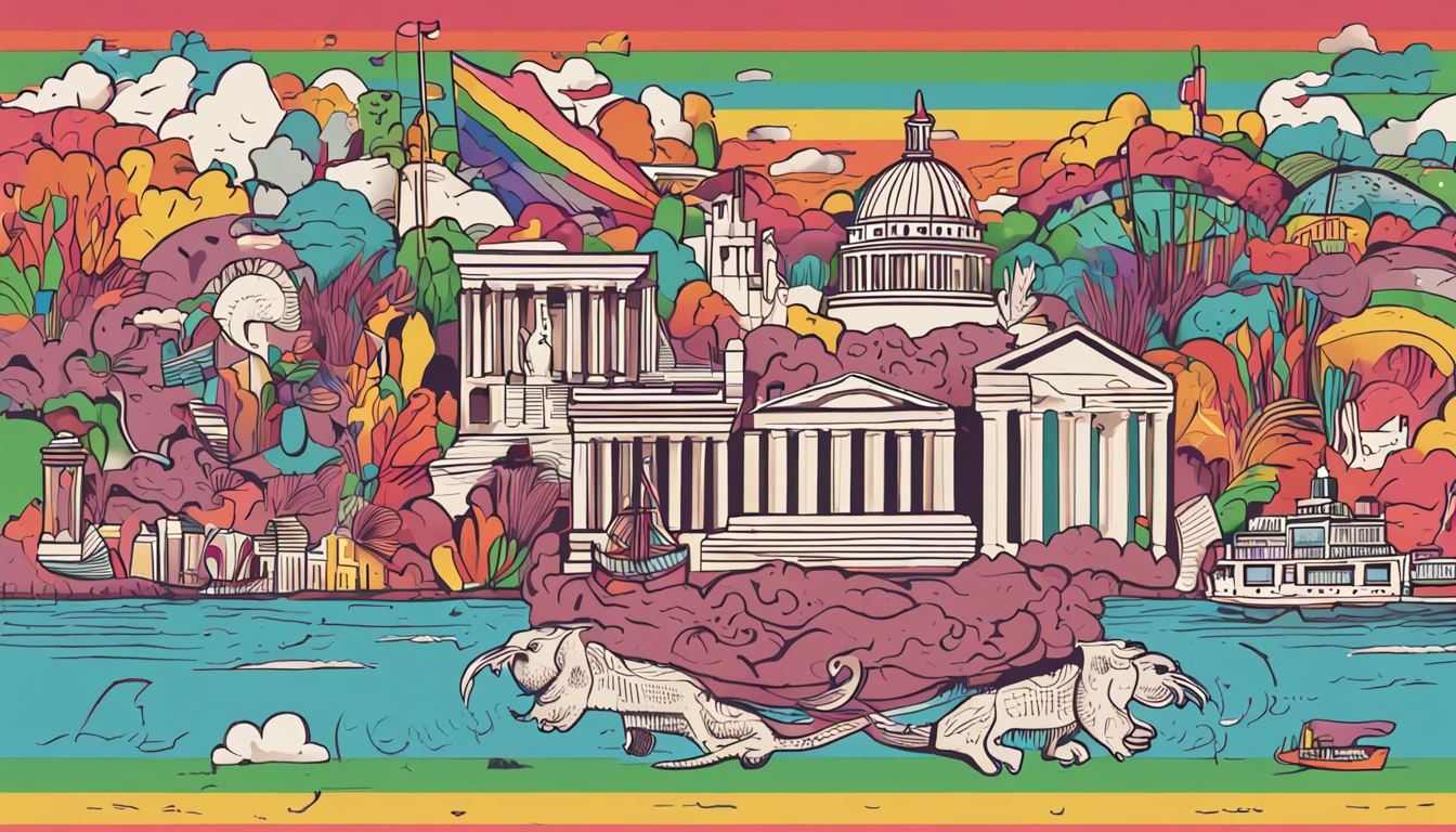 {
"prompt": "Explore the landscape of LGBT+ Rights and the relentless pursuit of equality. Dive into the history, challenges, and strides that define the ongoing fight for equal rights within the LGBT+ community."
}