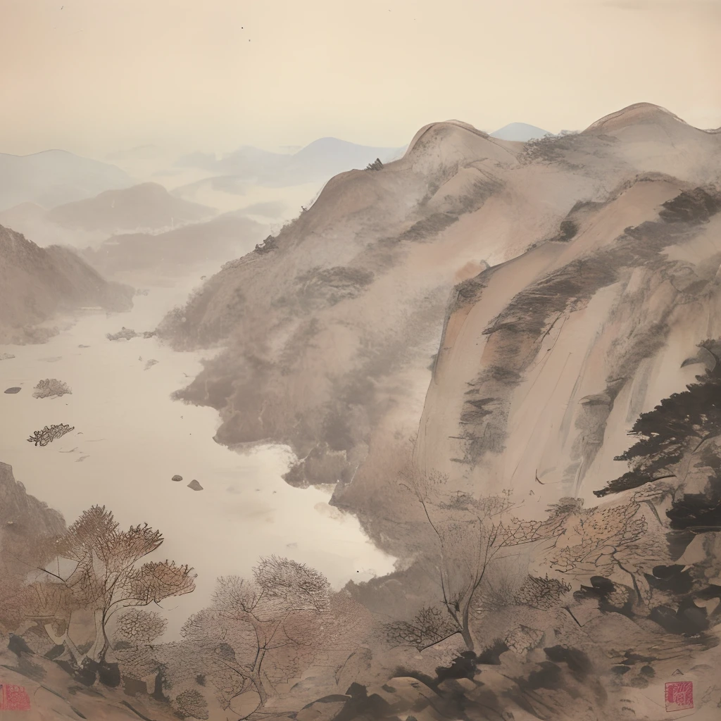 There is a painting，The painting is a boat in the water，There are people above, hanging scroll, The moon sets，The crow cries，It's cold。I slept sadly against the maple fishing fire by the river,The lonely and quiet Hanshan Ancient Temple outside Gusu City，The sound of ringing bells in the middle of the night reached my passenger ship。