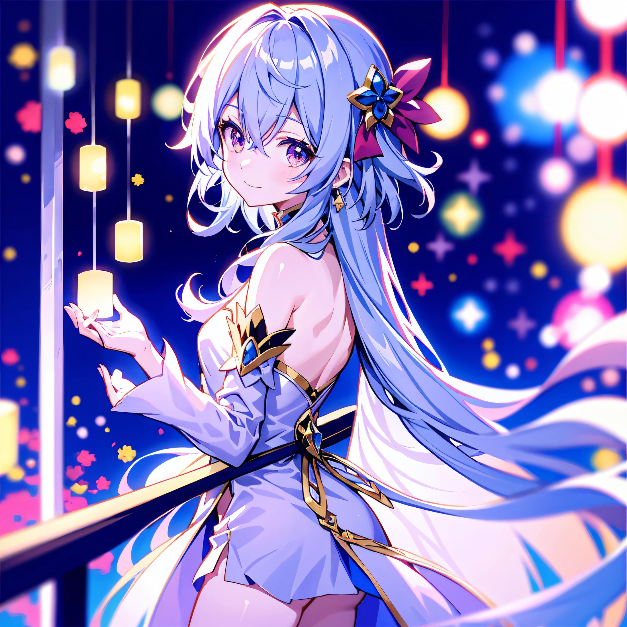 Anime girl with long blue hair holding sword and ball, nightcore, anime moe art style, aqua from konosuba, Best anime 4k konachan wallpaper, Rem Rezero, Official artwork, Portrait Chevaliers du Zodiaque Fille, mikudayo, style of anime4 K, Anime art wallpaper 8 K, Hestia, tsuaii