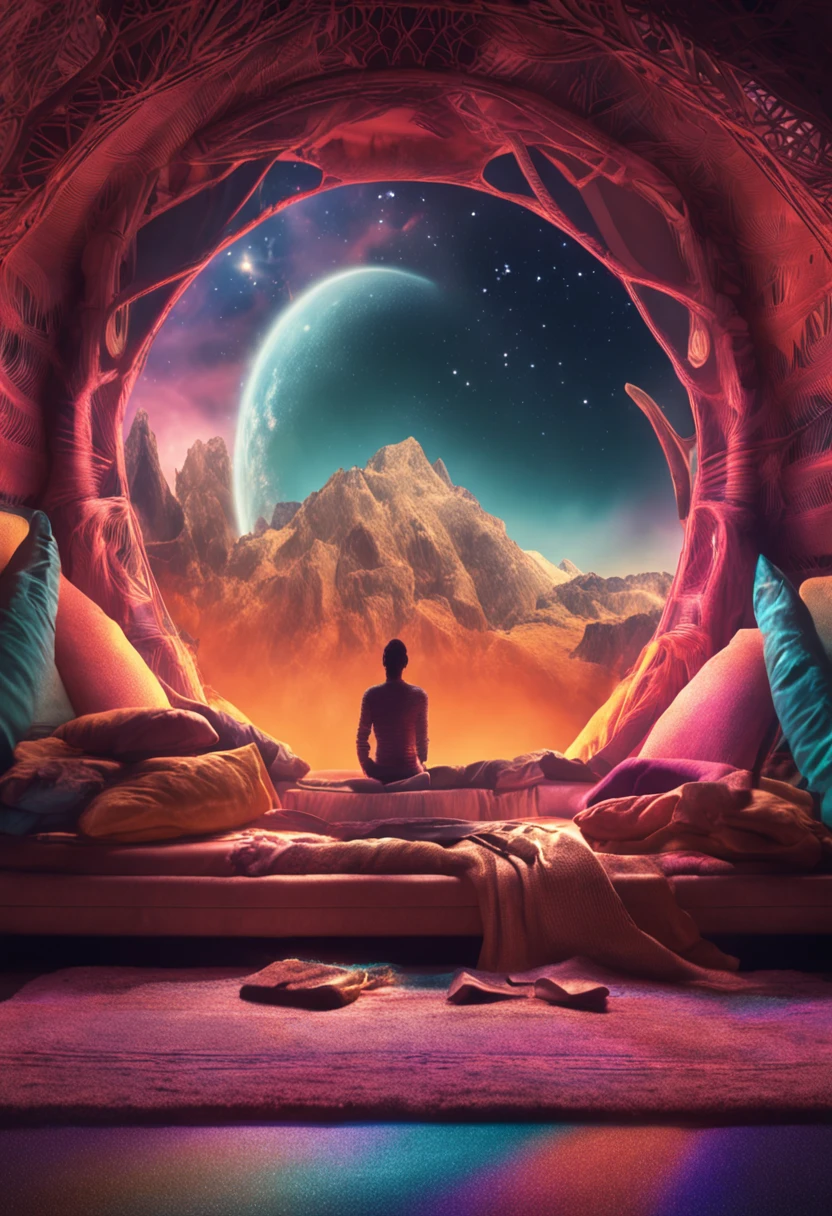 relaxation and visualization techniques to help the client enter an altered state of consciousness,