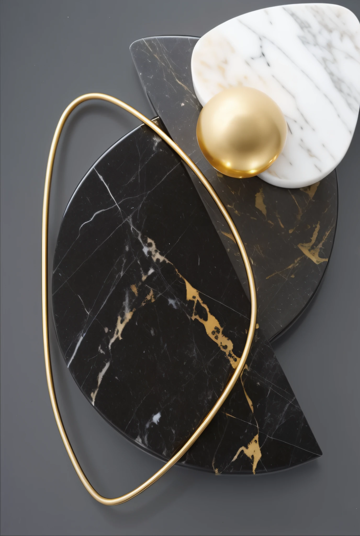 um close up de um prato com um ovo, black marble and gold, made of liquid metal and marble, marble and golden hand, Marmore material, marble and gold, formas e formas abstratas, carved black marble, black marble, smooth marble surfaces, materiais mistos, baroque marble and gold in space, marble, exquisite marble details, Ashford Black Marble Sculpture, extreme quality