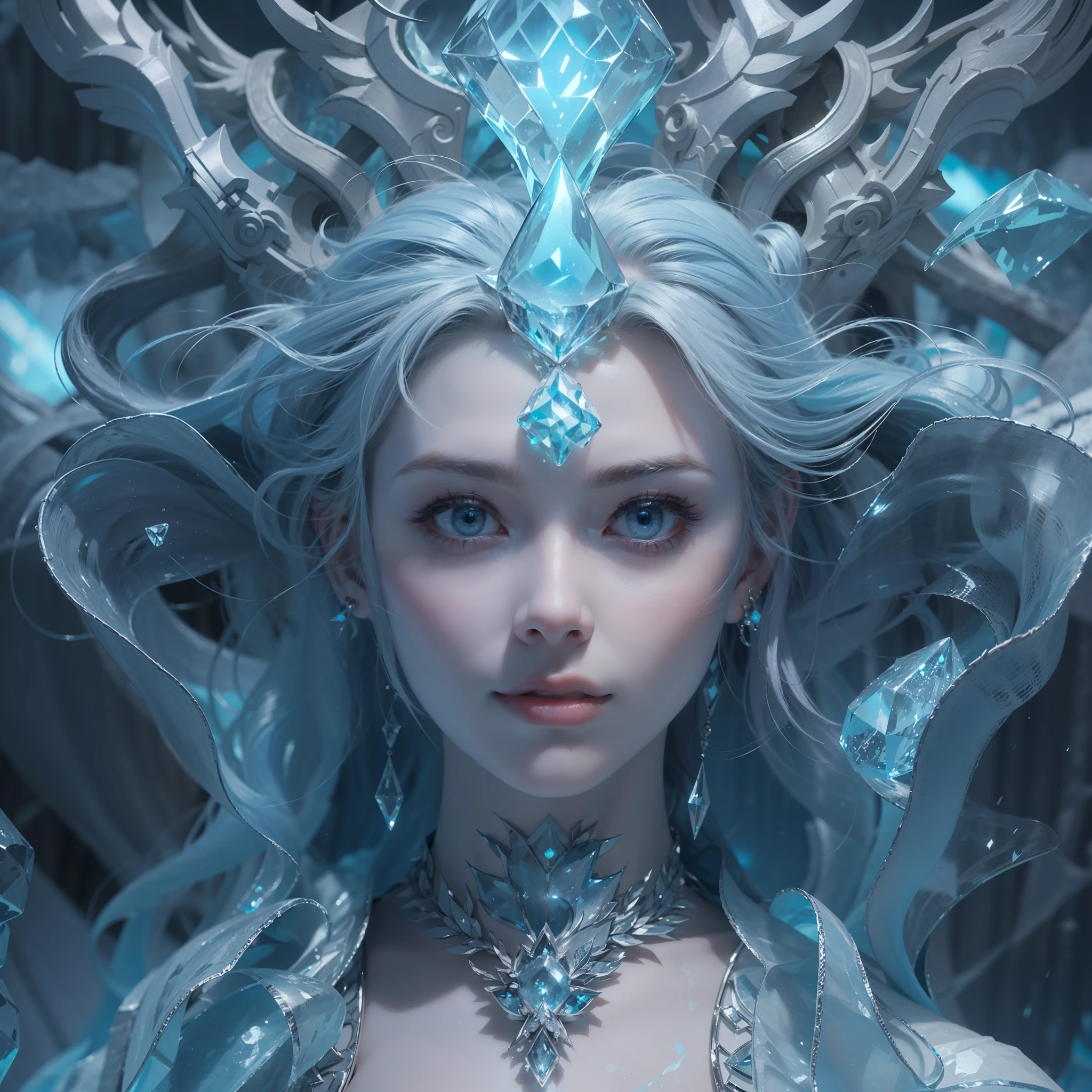 Dress chest decoration,Ice and snow themed clothing,Snow Queen Dressup,Crystal embellishments,Cover your chest