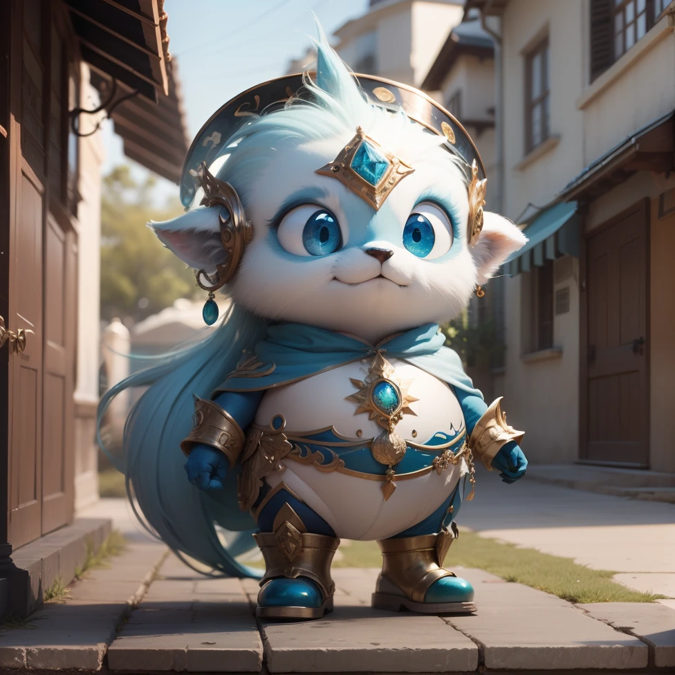 alterar as cores para tons de azul , on the headpiece, uma cor azul mais escura e mais brilhante; Make a friendly face, but also well modeled, not so childish, personagem masculino, poucos detalhes, sem acessorios , only blue details on the arm and head