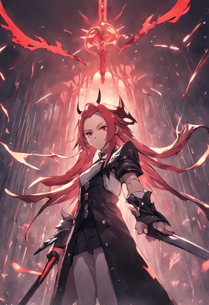 Sephiroth's Feather、Devil girl with red hair twin tails and small horns、Cat-eyed and elf-eared、Girl with double teeth、Flame tattoos all over the body、Fallen Angel、Demons、Ryujin