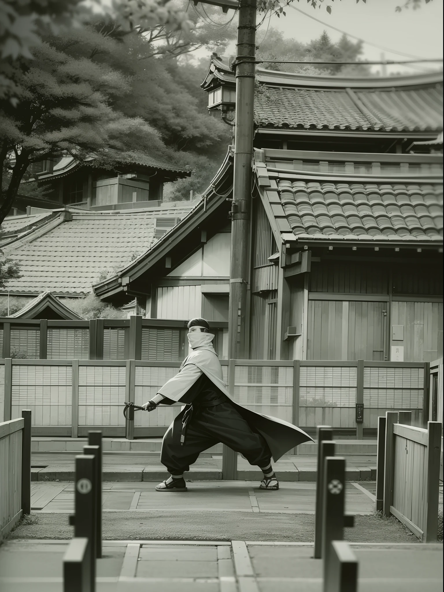 Tokyo Ninja facing Kyoto ninja