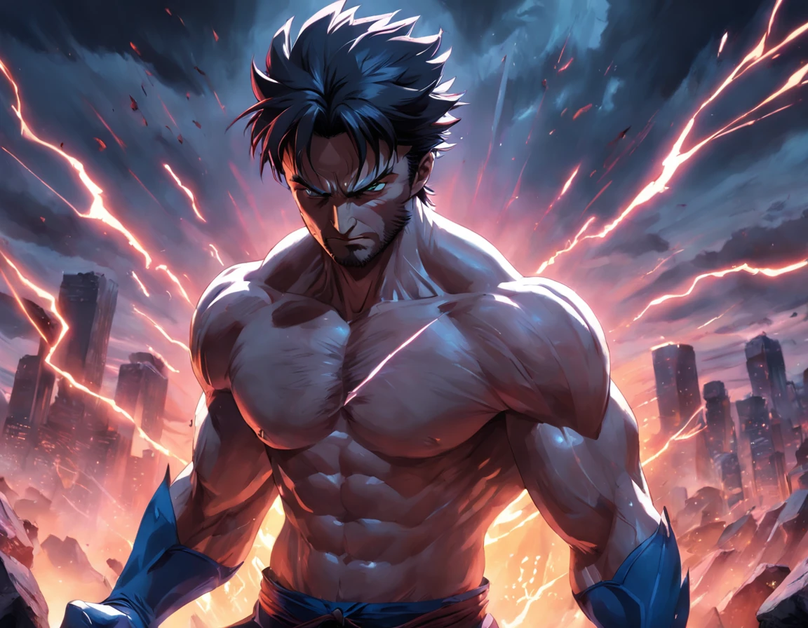 "WOLVERINE MARVEL merged into an epic, imagem detalhada. Mastery in quality and lighting. Stunning and impactful scenery. Dynamic and powerful action. Efeitos de sombra e luz melhorados. High resolution masterpiece. State-of-the-art CG art. Incredible and immersive result.+"