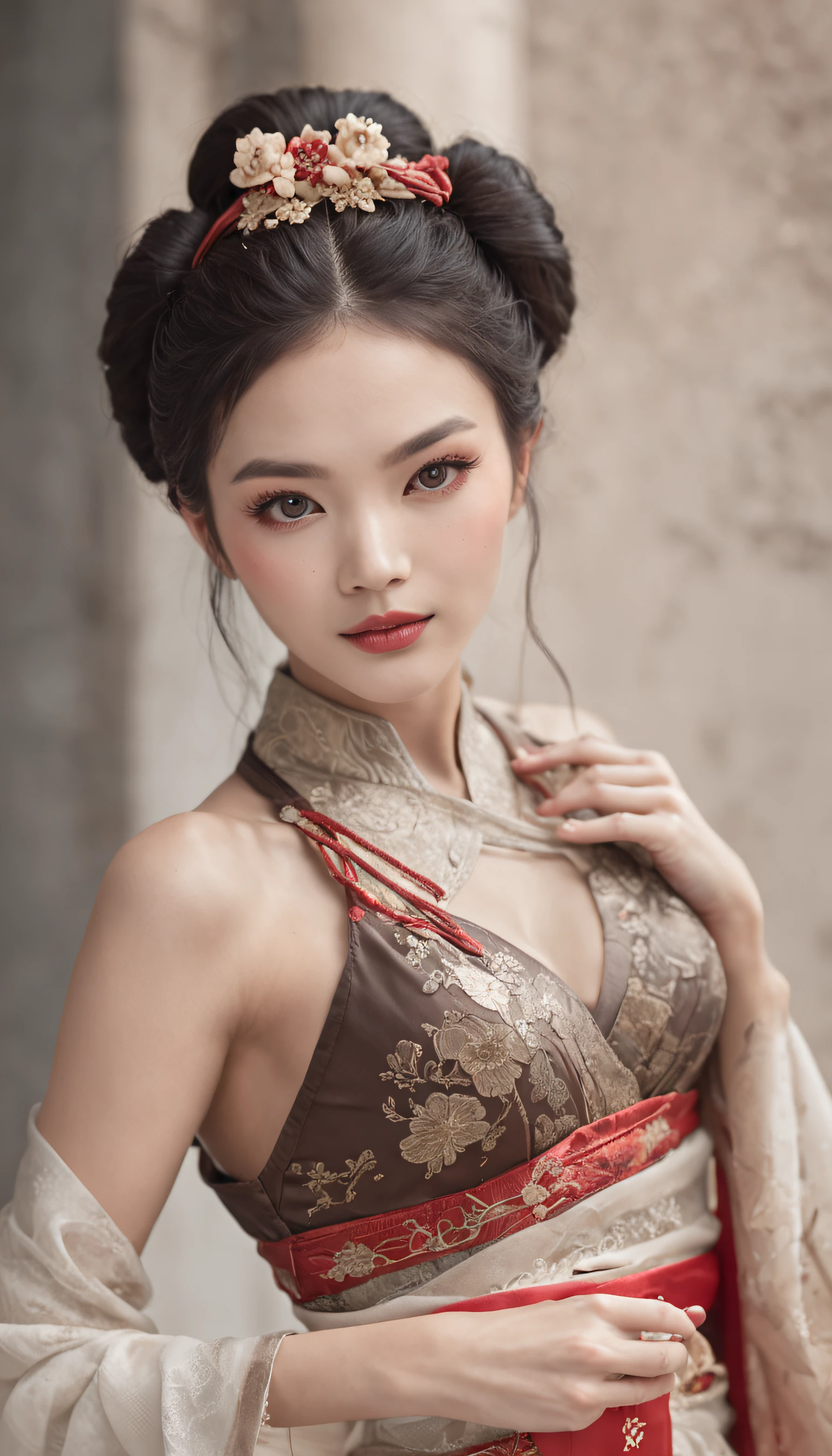 beautiful woman wear,An ancient figure of a chinese woman's bra
