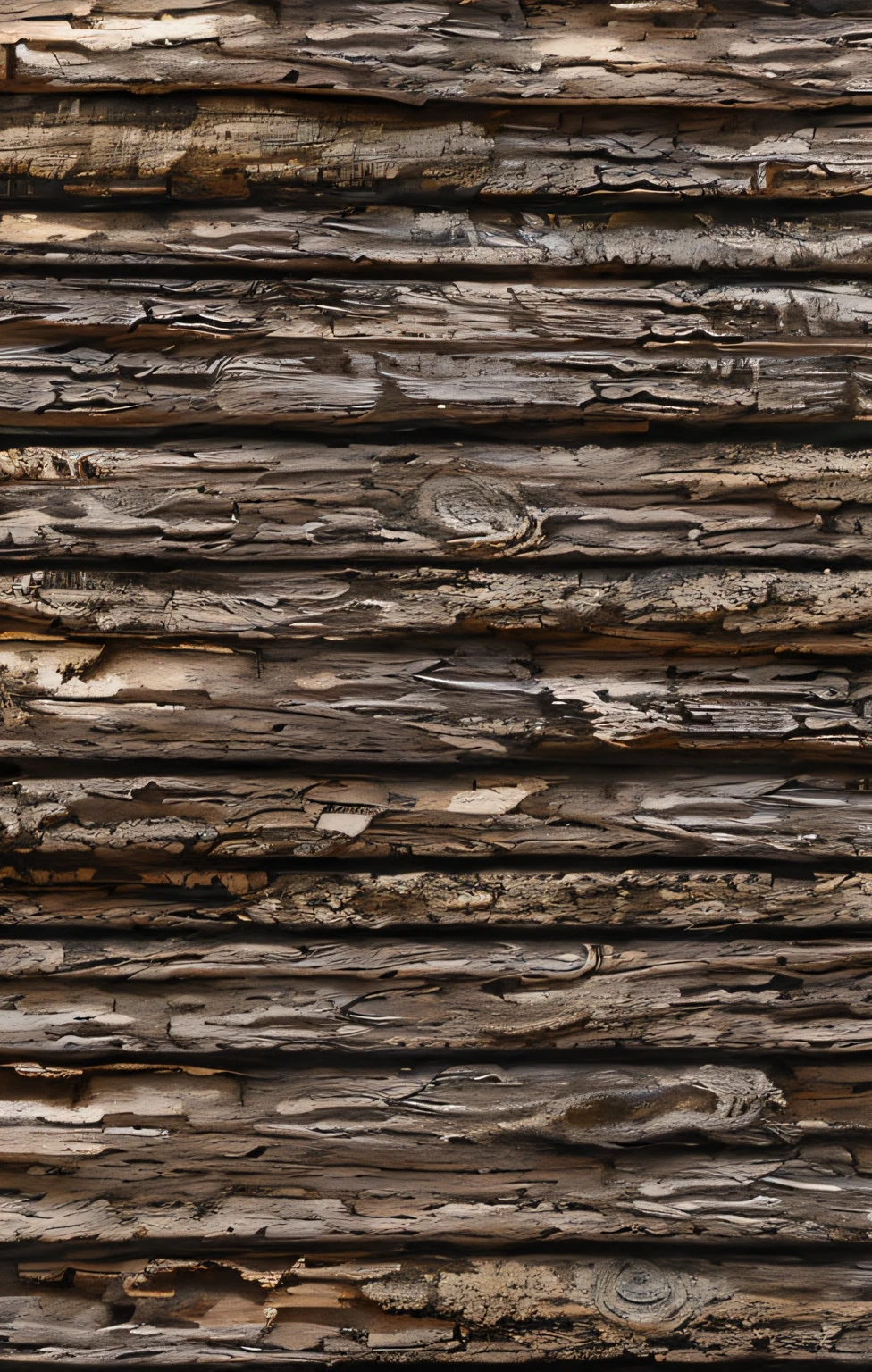 Close-up of a pile of firewood on the side, The texture of the bark of firewood, side-view, Seamless texture, wooden logs, wood-based materials, Frontal texture of firewood with bark, wooden background, Made of wood, high resolution texture, wooden, Detailed wood, wood texture on the front, Pine wood, The Wood Effect, texture