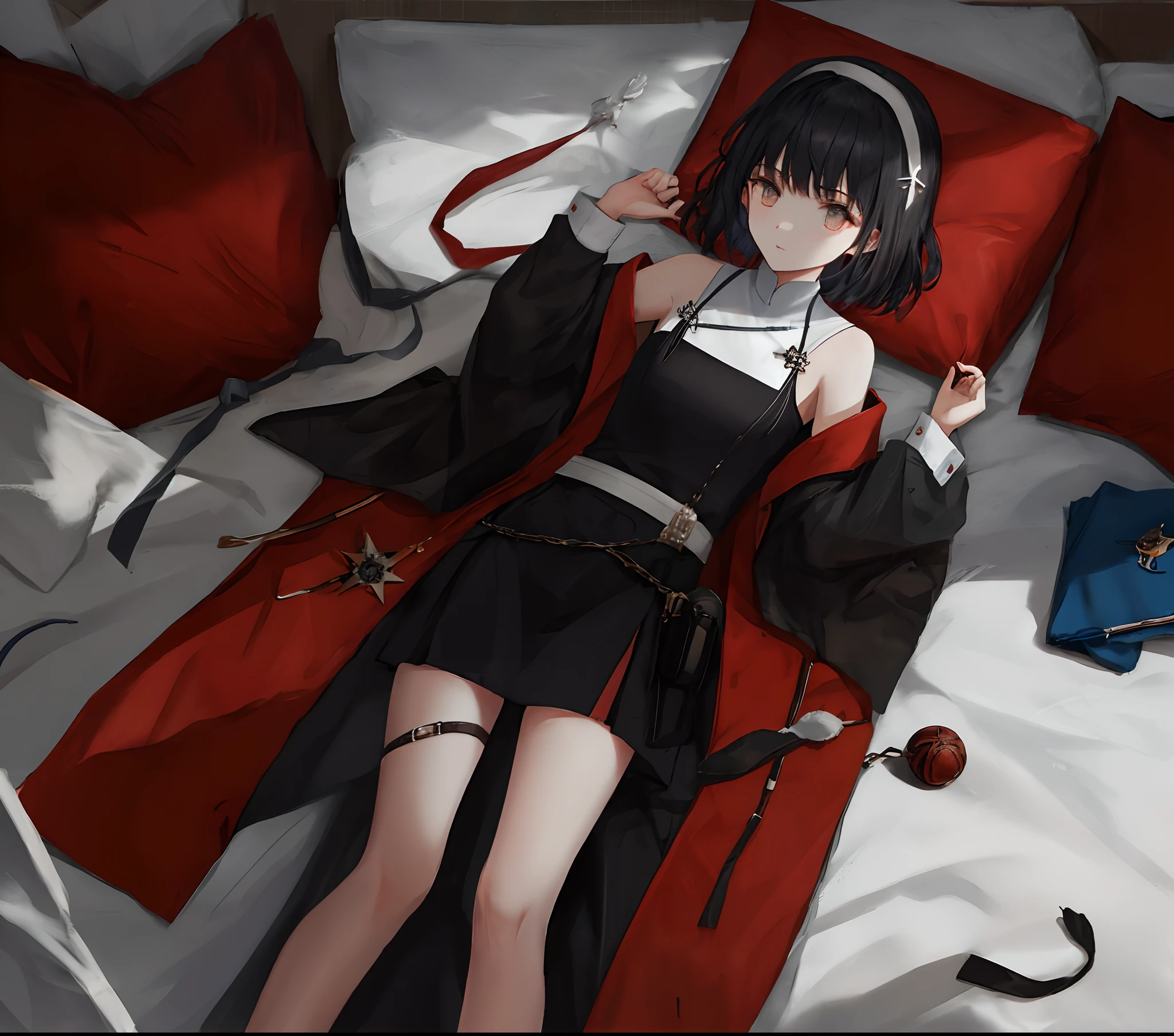 Chestless clothing,blacksilk,Student sister