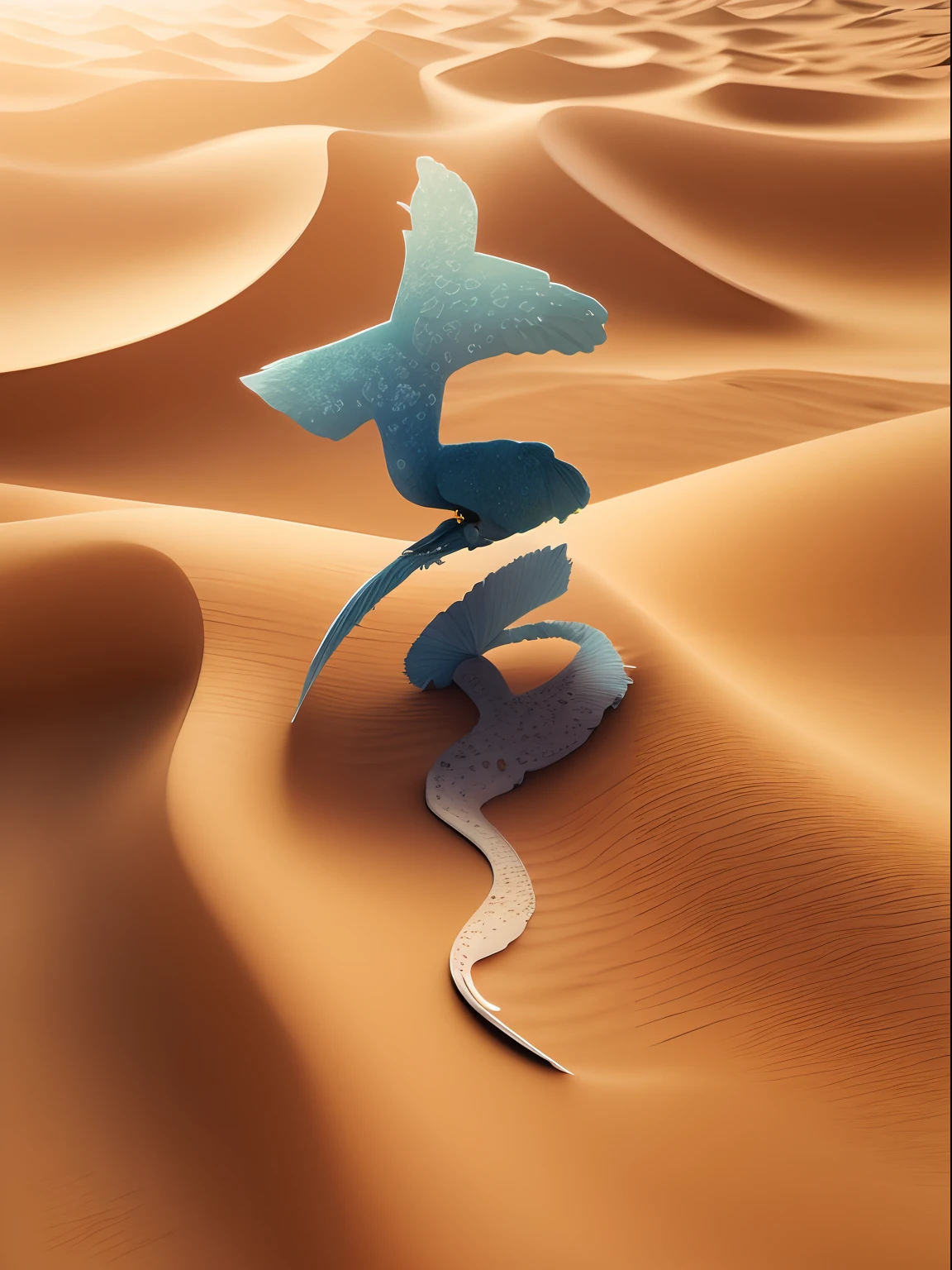 high qulity,tmasterpiece,Hyper-detailing,Beautiful composition,8K,oc rendered,.。.3D, A desert,scenecy,viewed from bird's-eye
