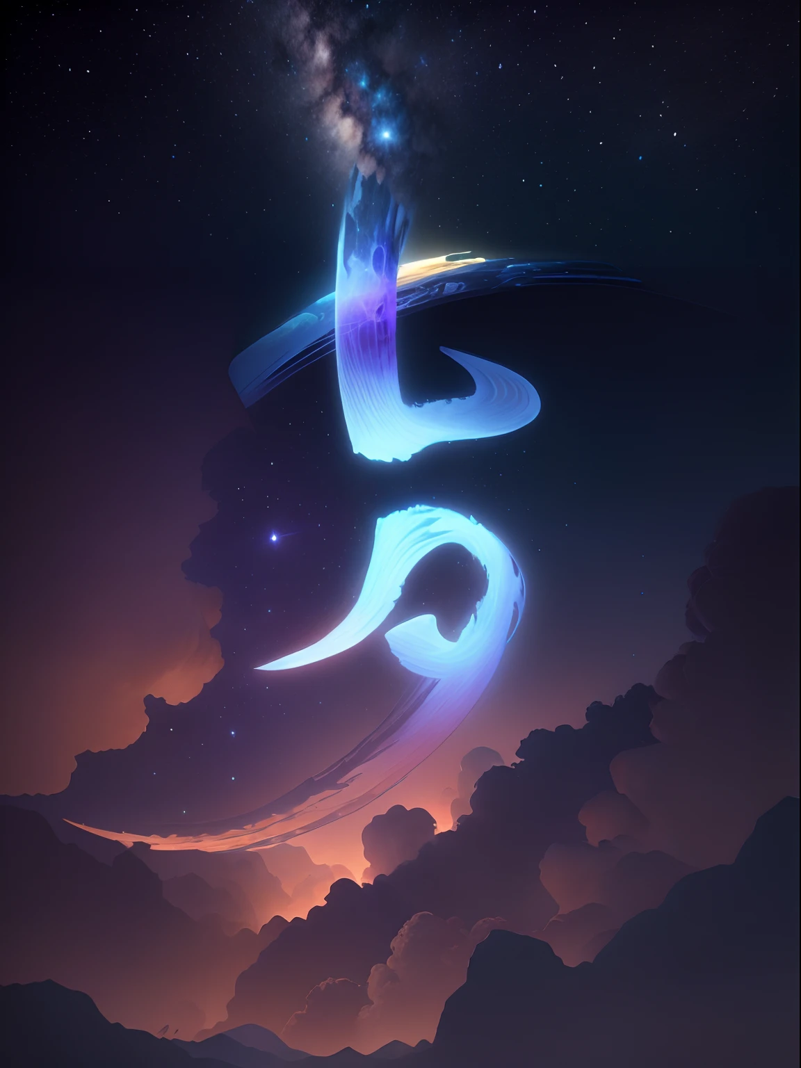 high qulity,tmasterpiece,Hyper-detailing,Beautiful composition,8K,oc rendered,。.。.。.3D,starrysky,As estrelas,look up to