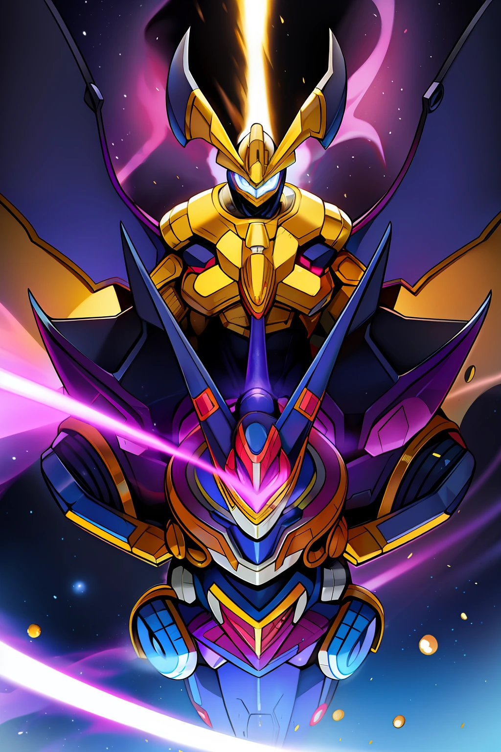 Masterpiece, Best quality, digimon，Energy bombs that glow smoke on Earth seep out of space