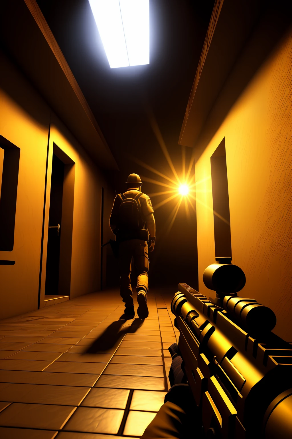 Game scene --ar 16:9 --uplight --auto