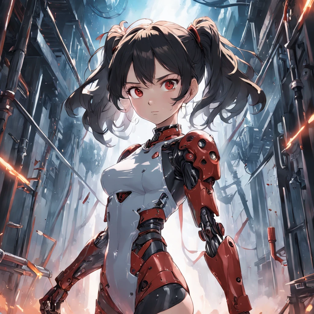 masterpiece, best quality, movie still, 1girl, cloud girl, floating in the sky, close-up, bright, happy, warm soft lighting, sunset, (sparks:0.7)1 girl, solo, masterpiece,highres, unzipped tracksuit,leggings, sweat, hotty, steam,ruins, steel frame, dynamic angle,running, half-open eyes, looking at viewer,cinematic light, perspective, thick black outline, revealing clothes, clean line drawing, black and red tone, nsfw,panels ,(limited color:1.5), preteen lolita,countless characters, masterpiece, best quality, high quality,masterpiece, best quality, ultra-detailed, illustration, (1girl:1.5), solo, dynamic angle, shackled, machine, cybernetic, bio-mechanical, dark, dimly lit room, pleading, evil face, dead eyes, looking directly at viewer, mechanical arms, cables, wires, advanced technology, cyberpunk, HR Giger inspired, chains, dungeon, captivity, prisoner, cybernetically enhanced, robotic eyes, robotic limbs, machinery covering body, dreary, despair, headgear, (white skin: 1.3),blood spratter, girl with biomechanical creature