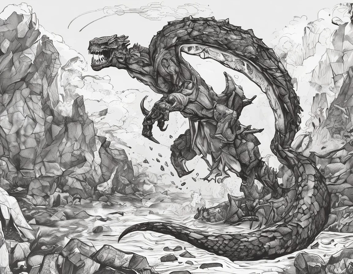 Cinematic images,hell,magma,火焰,((Super huge, Thick and sharp giant claws)),(((Black antique hideous scales))),(((The scales are covered with thick barbs)))((Super thick and terrifying scales)),Wrap the whole body,((Bloodthirsty and murderous devil man)),slaughter,In a hurry to kill,Dynamic lines,depth of fields,Ugly face,Black lightning streaked across the sky,(((A tumbling thick sea of clouds is at your feet))),(There was blood everywhere),((Blood dripped from between the paws)),stereoscopic perspective,Works of masters,super-fine,4K分辨率,high qulity,电影灯光,High picture detail,Look up from the bottom up,Ultra-wide viewing angle,Detailed pubic hair,Epic shooting