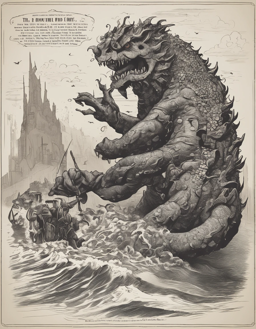 Cinematic images,hell,magma,火焰,((Super huge, Thick and sharp giant claws)),(((Black antique hideous scales))),(((The scales are covered with thick barbs)))((Super thick and terrifying scales)),Wrap the whole body,((Bloodthirsty and murderous devil man)),slaughter,In a hurry to kill,Dynamic lines,depth of fields,Ugly face,Black lightning streaked across the sky,(((A tumbling thick sea of clouds is at your feet))),(There was blood everywhere),((Blood dripped from between the paws)),stereoscopic perspective,Works of masters,super-fine,4K分辨率,high qulity,电影灯光,High picture detail,Look up from the bottom up,Ultra-wide viewing angle,Detailed pubic hair,Epic shooting