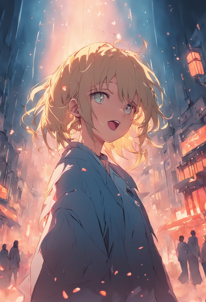 Fantastic,Zito-order、a blond、blue eyes、blouse、girl with