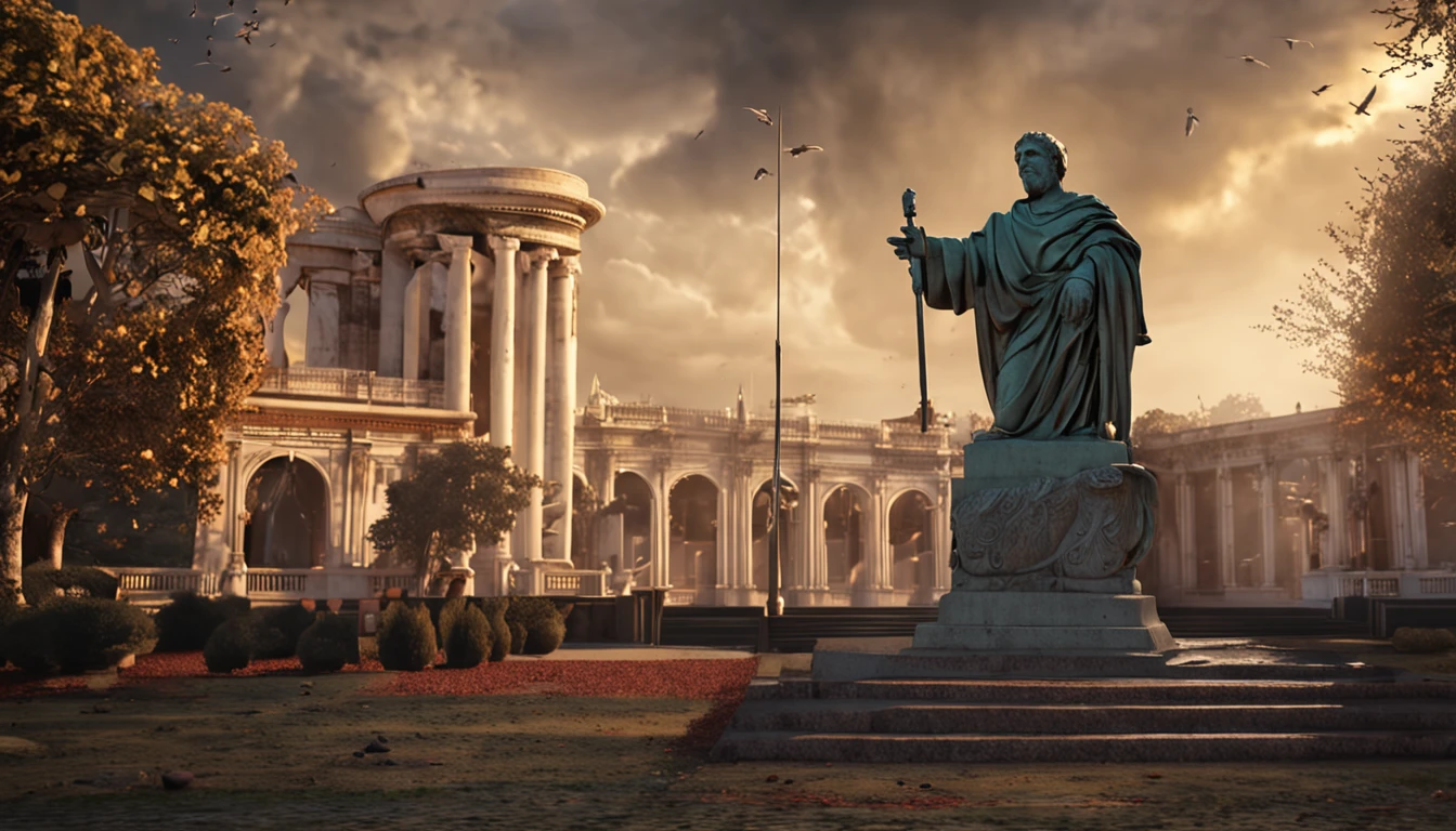 GUERREIRO ROMANO ESTATUA