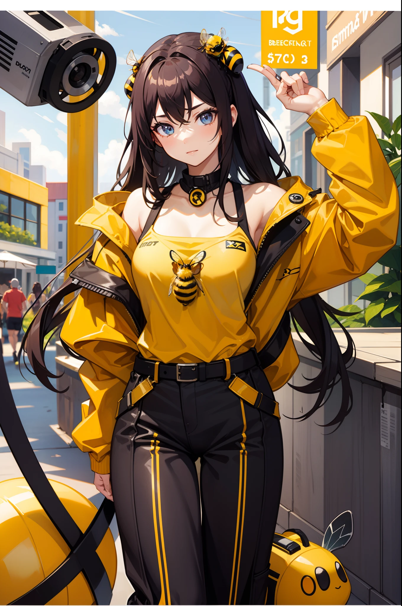 female bee queen,