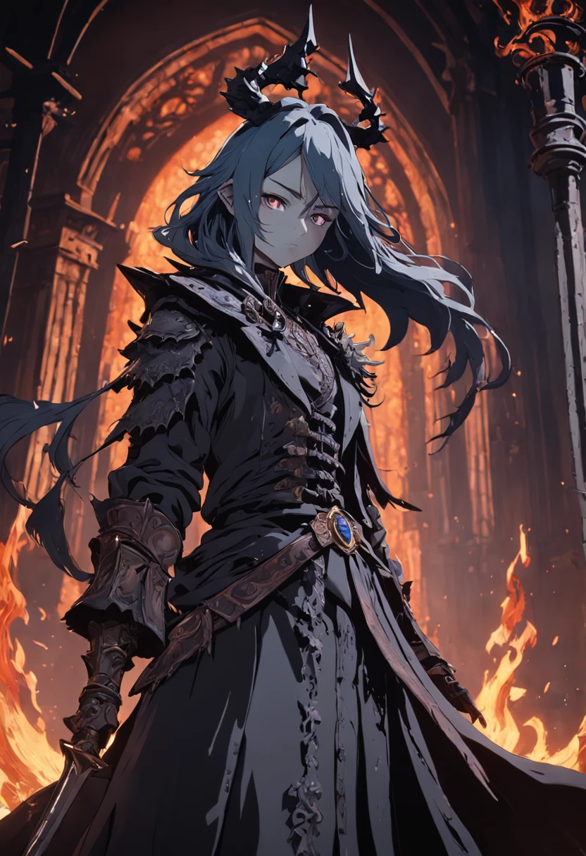 Hades, Dark souls, Bloodborne Unreal Engine 5, Cinematic, Color grading, Portrait photography, Ultra-wide angle, Depth of field, Hyper-detailed, beautifully color-coded, insanely details, Intricate details, beautifully color-graded, illusory engine, Cinematic , Color grading, editorial photography , Photography, photoshoot, Shot on 70mm lense, Depth of field, degrees of freedom, Tilt Blur, Shutter speed 1/1000, f/22