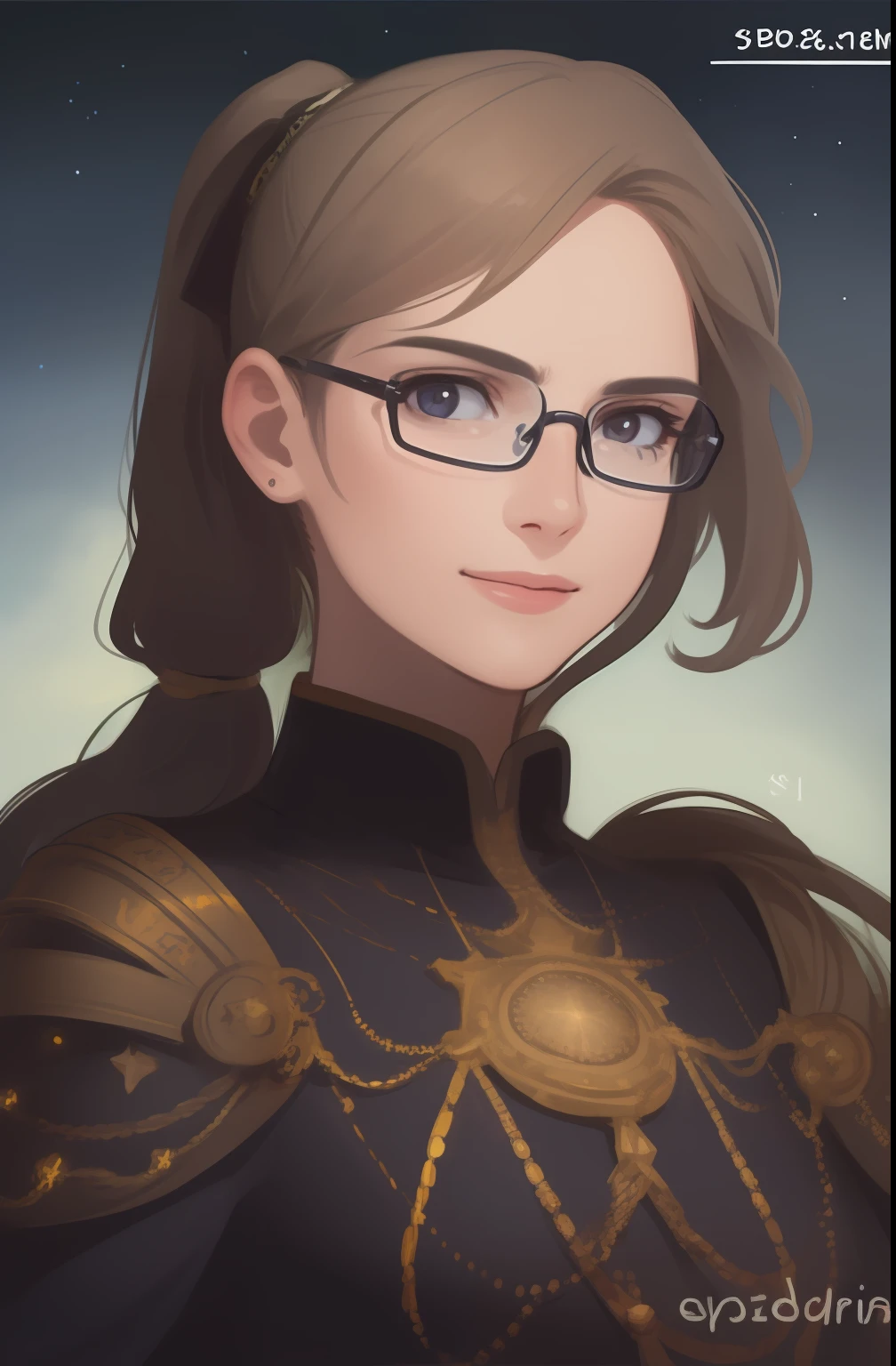 photorealistic, (hyperrealistic:1.2),
space_style, starry, strry light, night, colorful, cloud, star \(sky\), sun,
1woman, intricate details, light smile,
ancient roman,
open robe, 1girl, beautiful detailed glasses, ultra-detailed, beautiful detailed face, ultra-detailed, facial hair, long hair with side ponytail, ultra-detailed hair, simple background, lowres, bad anatomy, bad hands, text, error, missing fingers, extra digit, fewer digits, cropped, worst quality, low quality, normal quality