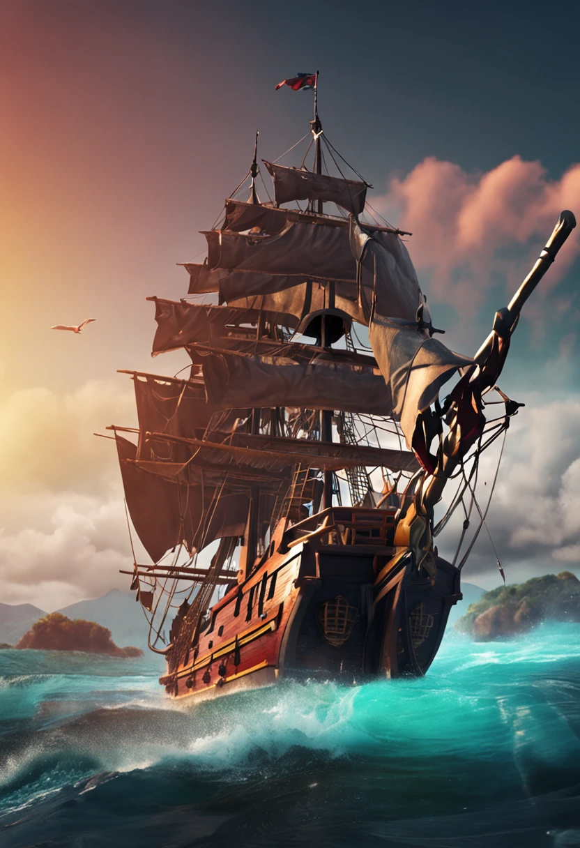 leme de barco pirata, navio, pirate, png, game ui