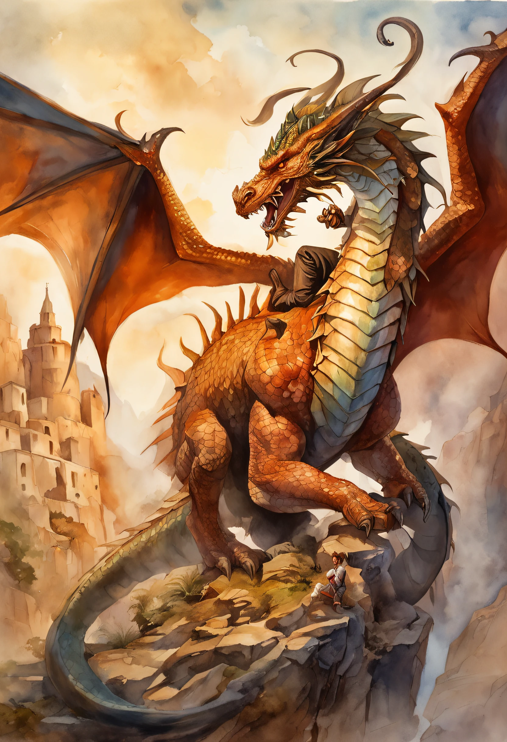 A large dragon with many spikes and sparkling scales all over its body flew up to the highest tower of the castle.. Soon, Behind the Walls, noise was heard from the flapping of its huge wings and gusts of heat. "That evil dragon again", - thought the princess and pulled the hem of her dress.. "Only his fucking was no longer there. sucks", - she said gritting her teeth and resolutely went out onto the small balcony of her tower.. The same tower, in which she was imprisoned indefinitely, And shebeen there since then, as soon as the nannies first noticed, that the nipples of the young princess began to swell excitingly, filling my chest with unknown desires, and barely noticeable red hairs began to appear above the pussy, her consciousness is even more disturbing.