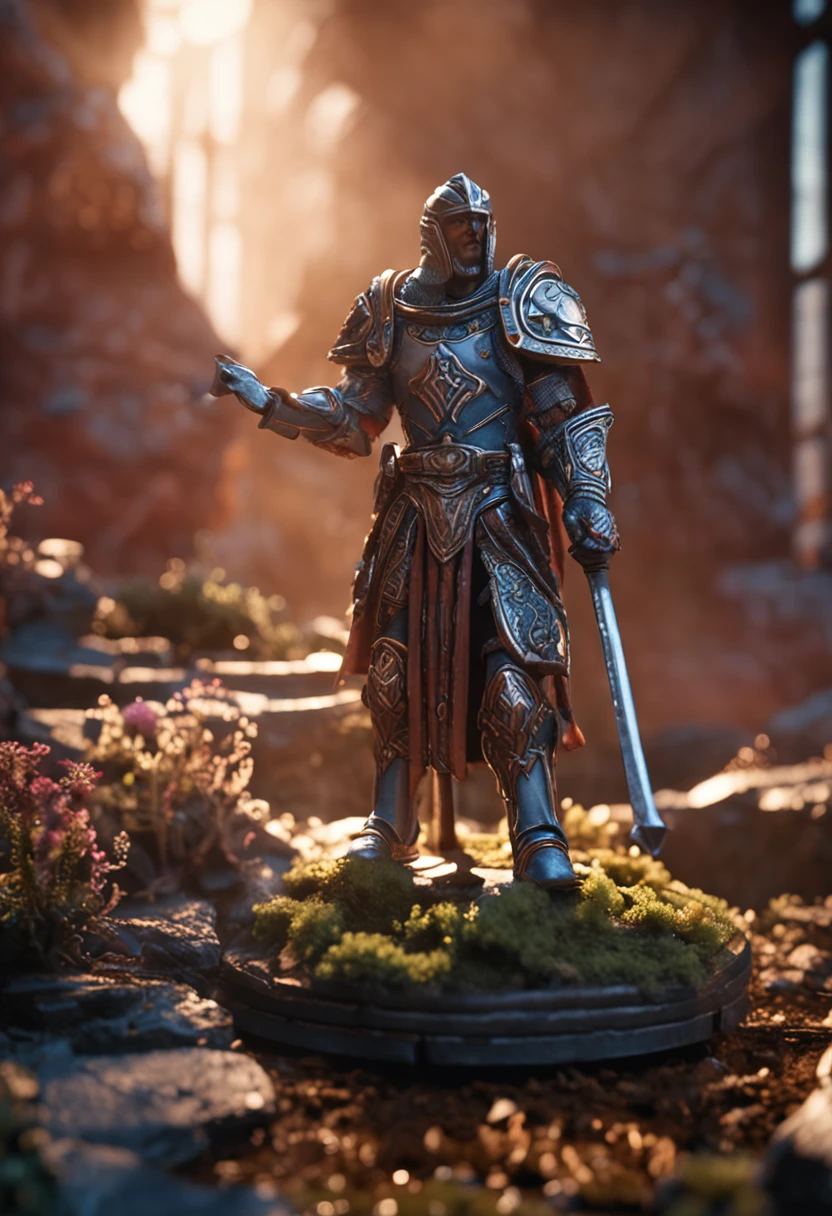 Celestial Paladin miniature figurine