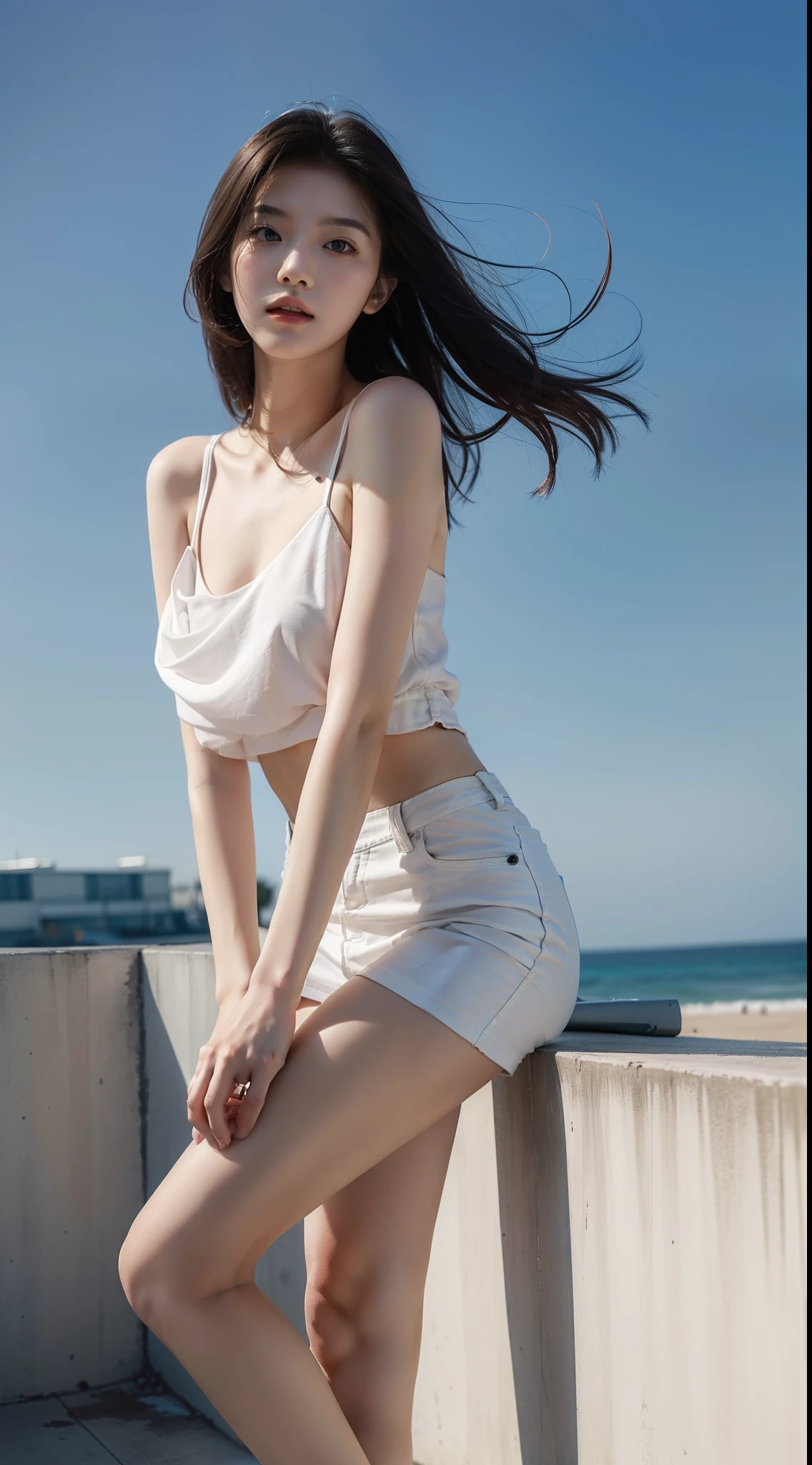 top Quority,Ultra-clear resolution,Clear eyes,plain face,s the perfect face,White skin,Perfect chest,with perfect legs,Random color style clothes,Random environment