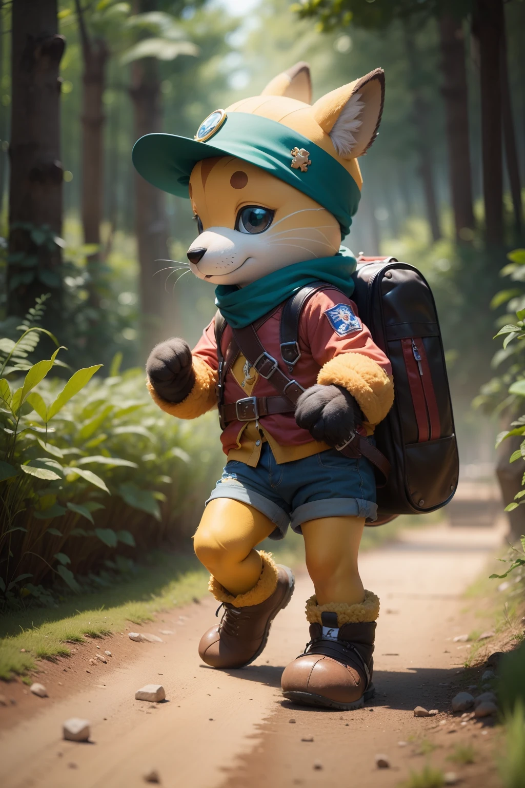 mascote explorador