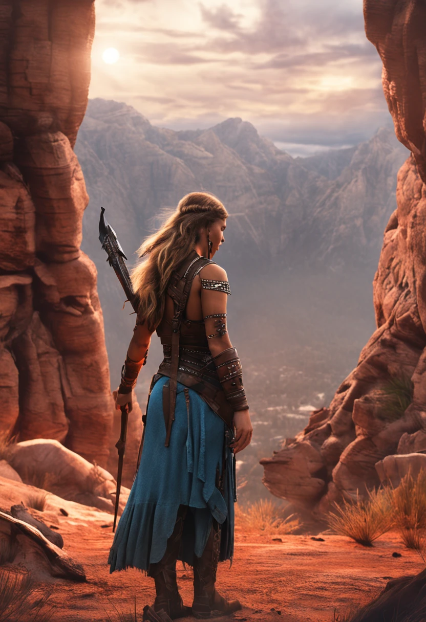 Moved by the unexpected kindness, the young raider's defiance crumbled. She took Emily's hand, rising to her feet. "I swear an oath to you—I'll be loyal, follow you, and protect you wherever you go."