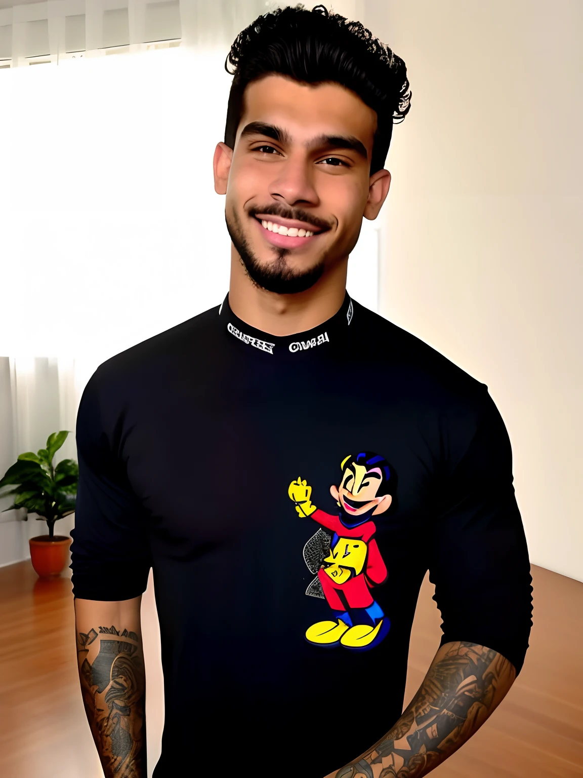 Jovem ????? de camisa social e gravata posando para foto, Jesse Aguiar, Gabriel Cordeiro Santana, vestindo uma camisa com gravata, Jesse Aguiar ,Gabriel Cordeiro Santana, com 19 anos, inspirado em foto cartoon da Disney
