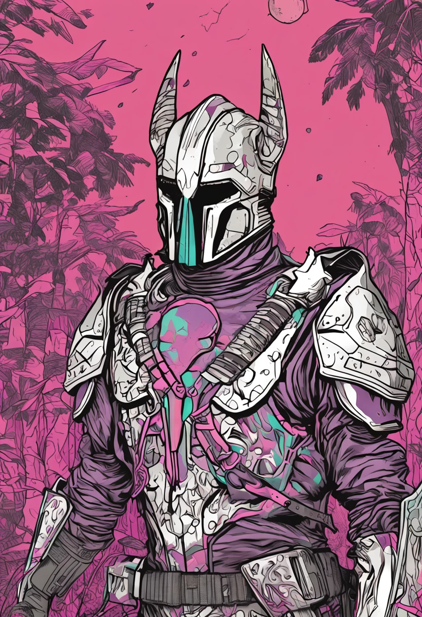 "Super Xandão armor with leather and steel parts, uma capa, com uma espada e escudo, in a forest killing demons" | Hiper realista | ROSTO BEM DETALHADO | cores vivas | dramatic colors | vaporwave | filtro de cores quentes | retroonda | Colouring | artódromo| extremamente detalhado | 80000000000000k