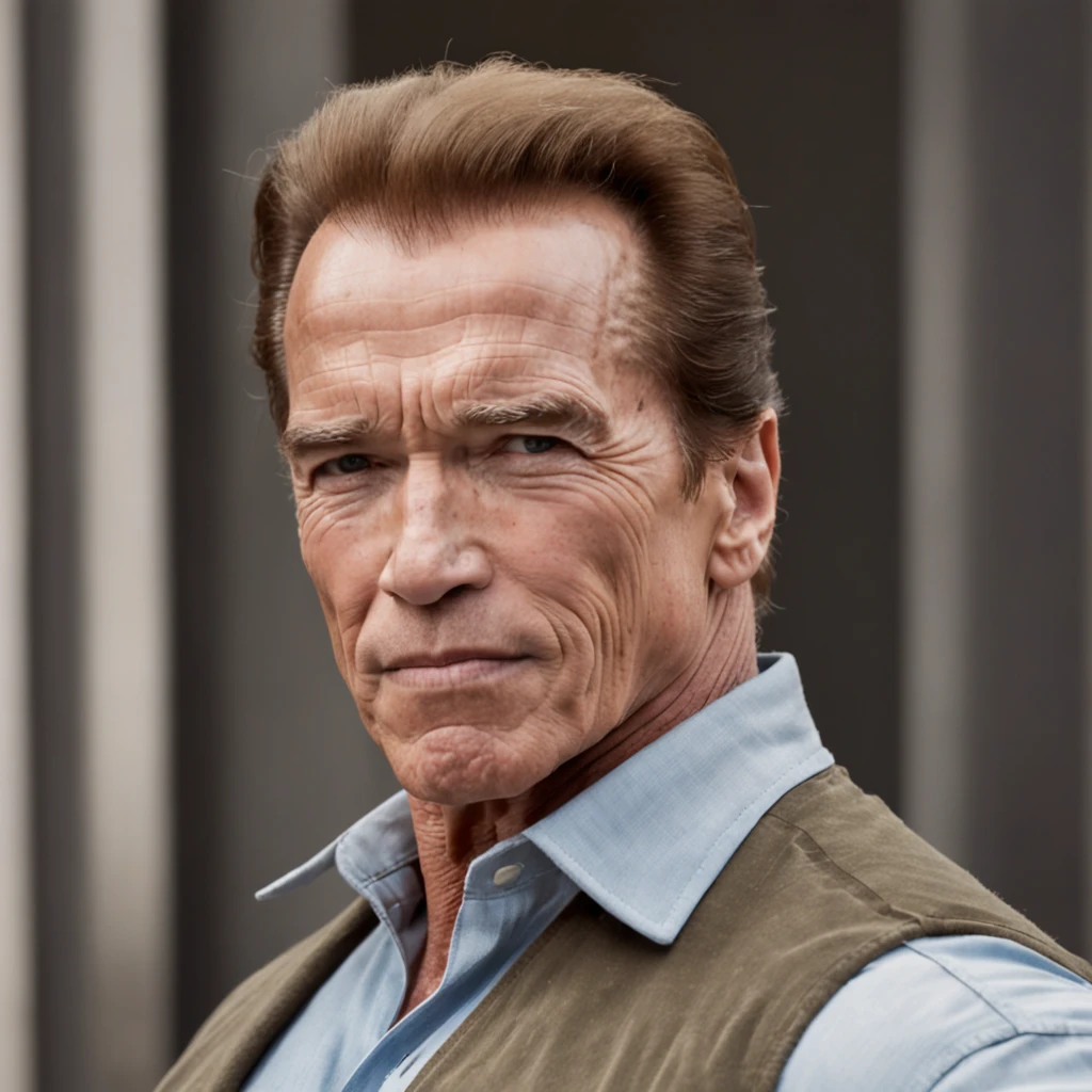 Arnold Schwarzenegger no gym