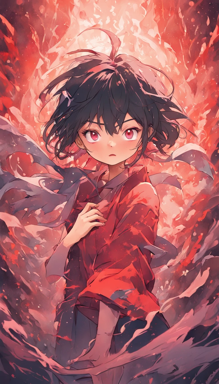 ,A detailed illustration face evil, ,magic, t-shirt design, red color , dark splash, dark, ghotic, t-shirt design, in the style of Studio Ghibli, pastel tetradic colors, 3D vector art, cute and quirky, fantasy art, watercolor effect, bokeh, Adobe Illustrator, hand-drawn, digital painting, low-poly, soft lighting, bird's-eye view, isometric style, retro aesthetic, focused on the character, 4K resolution, photorealistic rendering, using Cinema 4D