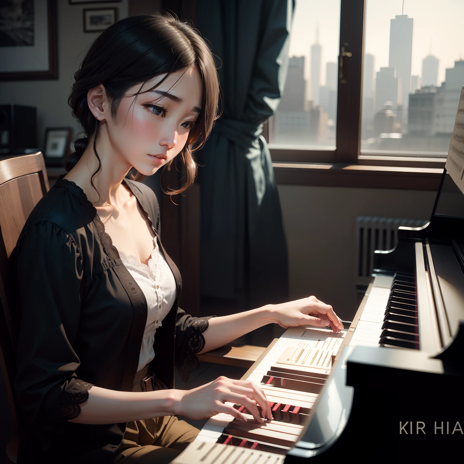 pianist、male people