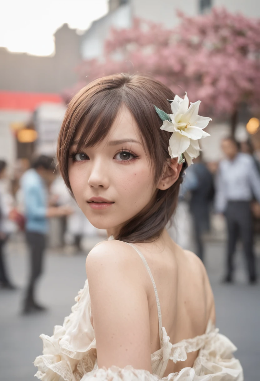 all naked on Tokyo street Hatsune Miku