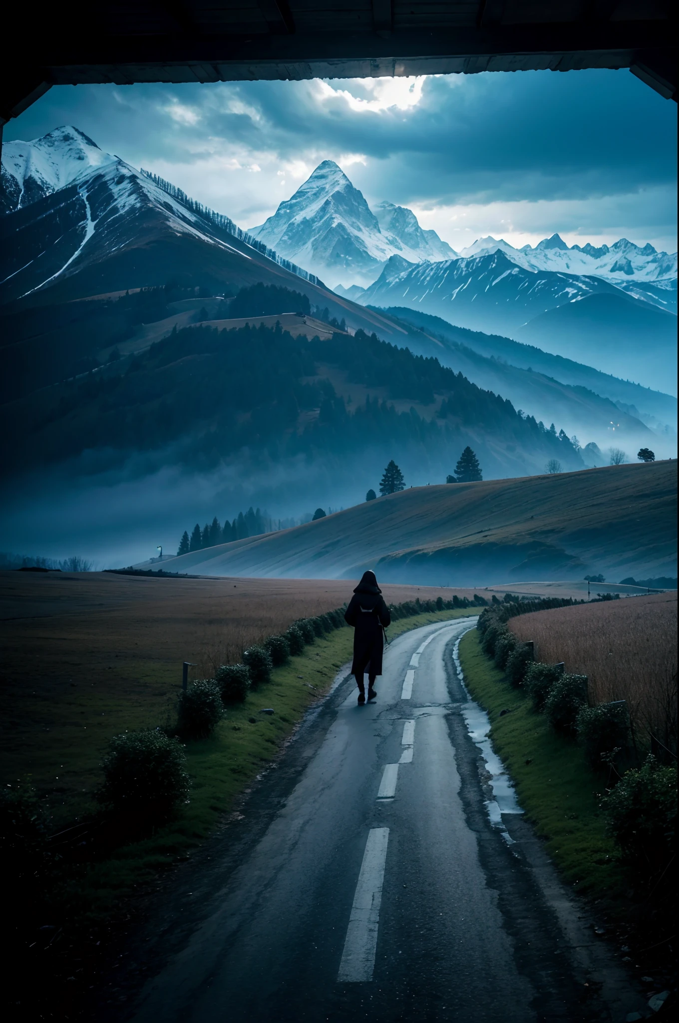 darkly，Solitude，Suffocating，paths，Far Mountain，Realistis，Depressive，超高分辨率