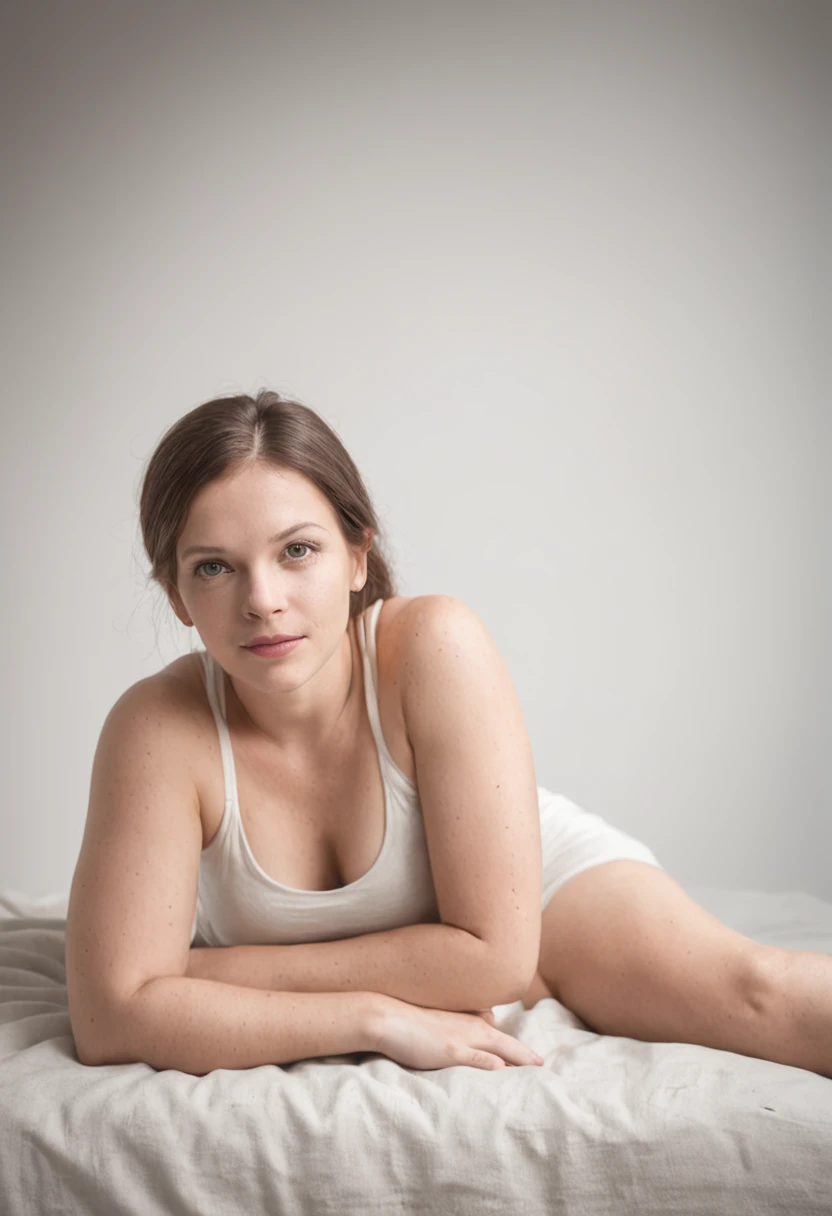 "Crie uma imagem realista de um pombo urbano, Lying in a relaxed pose, capturado da frente, definido contra um fundo branco limpo."