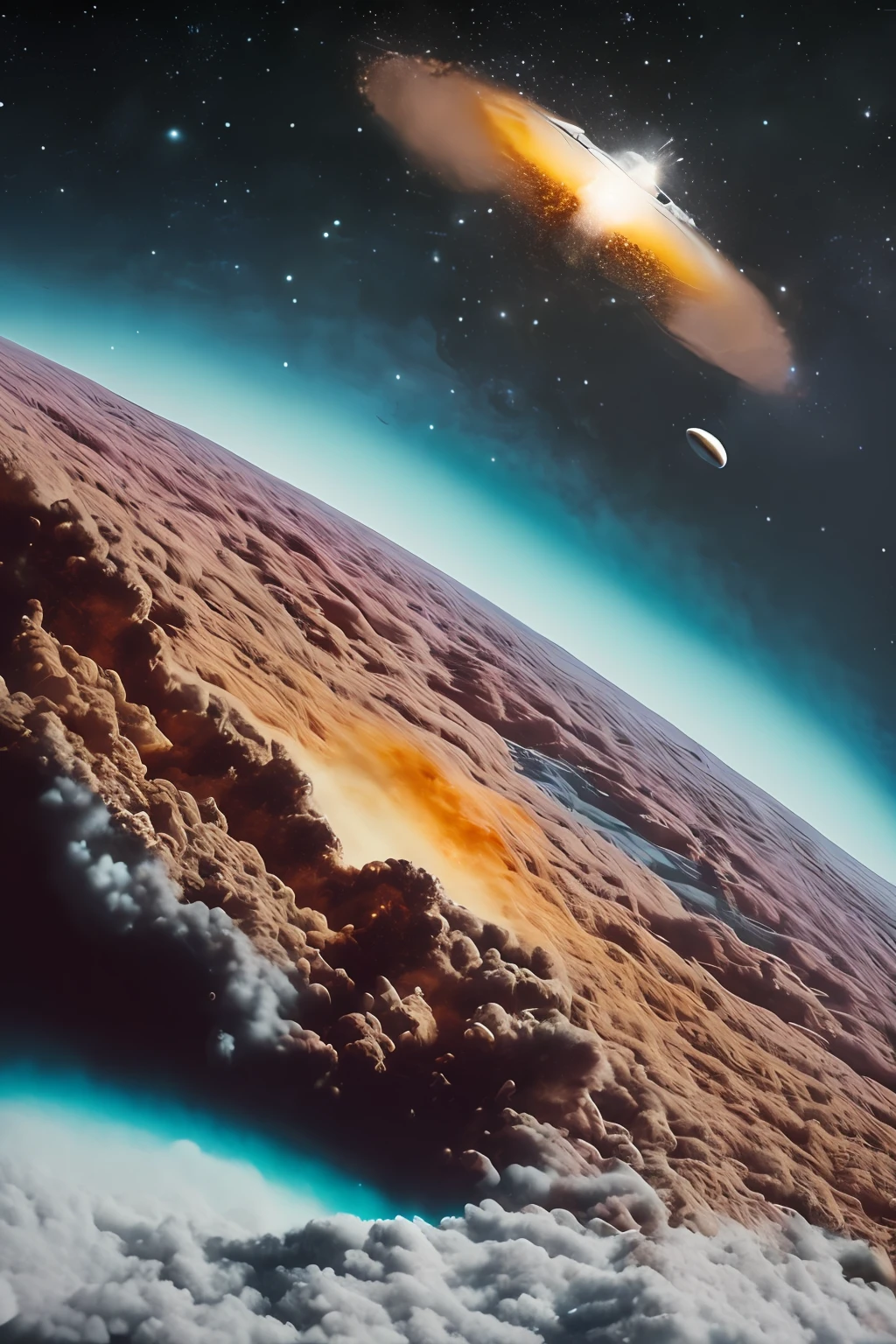 Relogio espacial, dentro de uma esfera de vidro, (floating in the space:1.1), peixe koi flutuando fora
jubbslineart_v2