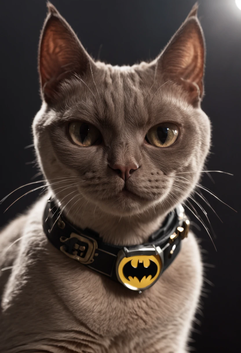 (((gato rubio:1.6))) ((usando)) (((mascara de batman))) (cielo oscuro con luces), (((Masterpiece:1.3, extremely detailed:1.2, photorealistic:1.2, cinematic lighting:1.1, 8K, dramatic perspective:1.2)))